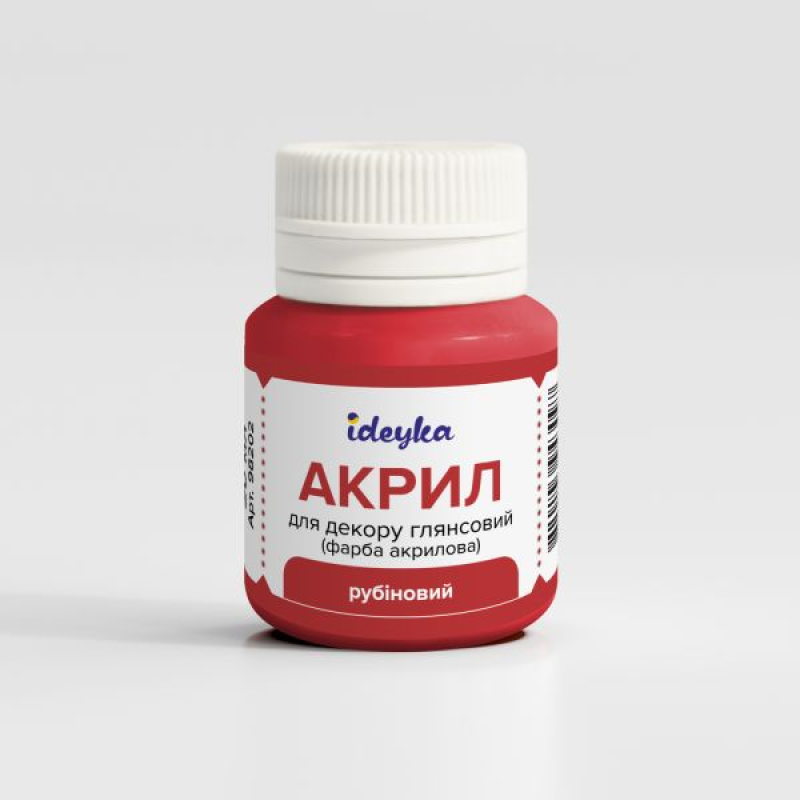 Акрил для декору - Рубіновий Акрил для декору - Рубіновий