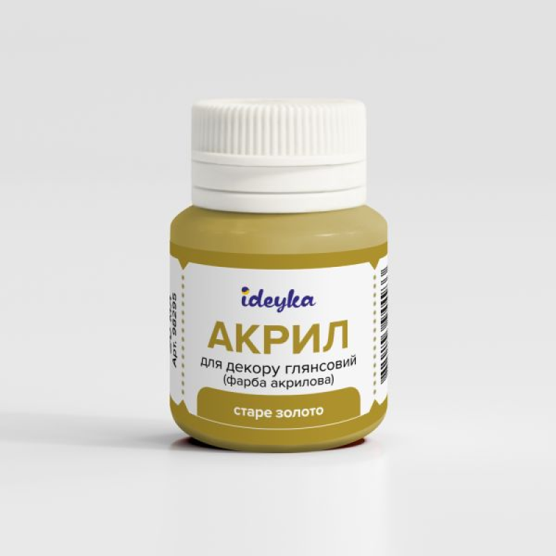 Акрил для декору - Старе золото Акрил для декору - Старе золото