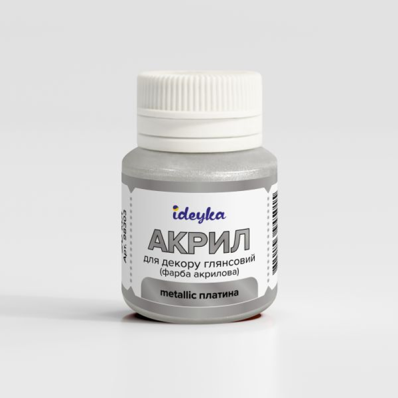 Акрил для декору - Metallic Платина Акрил для декору - Metallic Платина