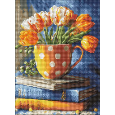 Алмазна мозаїка - Натюрморт з жовтим горнятком ©art_selena_ua