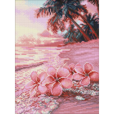 Алмазна мозаїка - Рожевий пляж ©art_selena_ua
