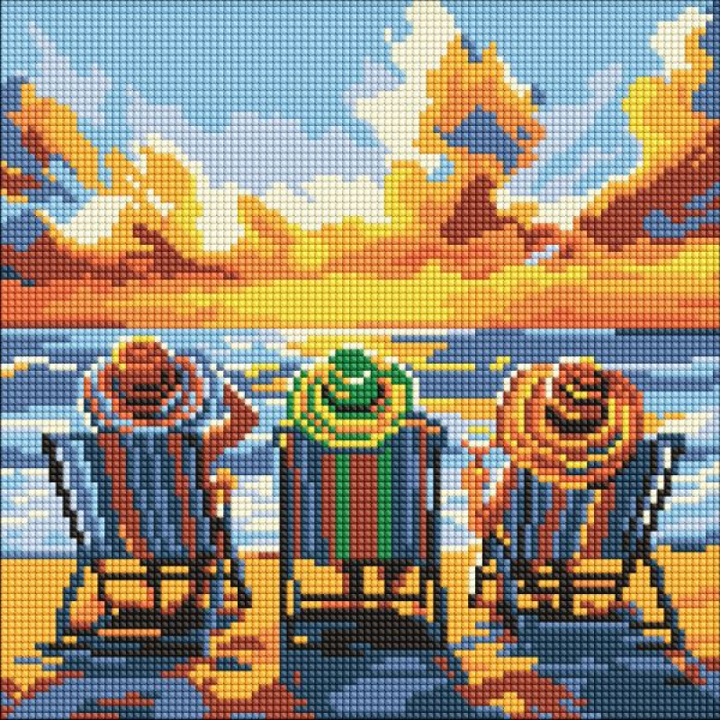 Алмазна мозаїка - Відпустка з подругами ©art_selena_ua