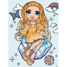 Картина за номерами - Rainbow High Poppy Rowan