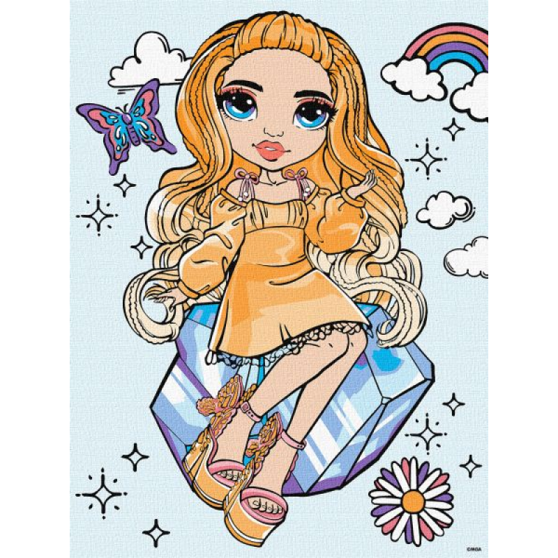 Картина за номерами - Rainbow High Poppy Rowan