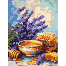 Картина за номерами - Лаванда та мед ©art_selena_ua