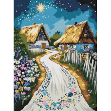 Картина за номерами - Хатина ©art_selena_ua
