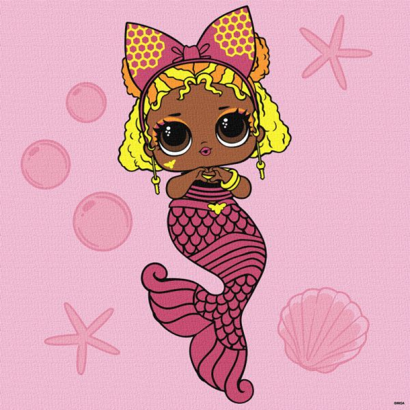 Картина за номерами - L.O.L. Surprise! Mermaids Queen Bee