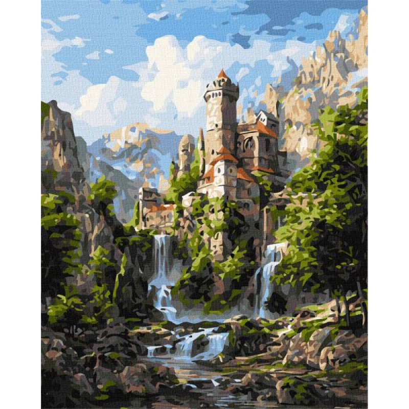Картина за номерами - Таємниці скель ©art_selena_ua