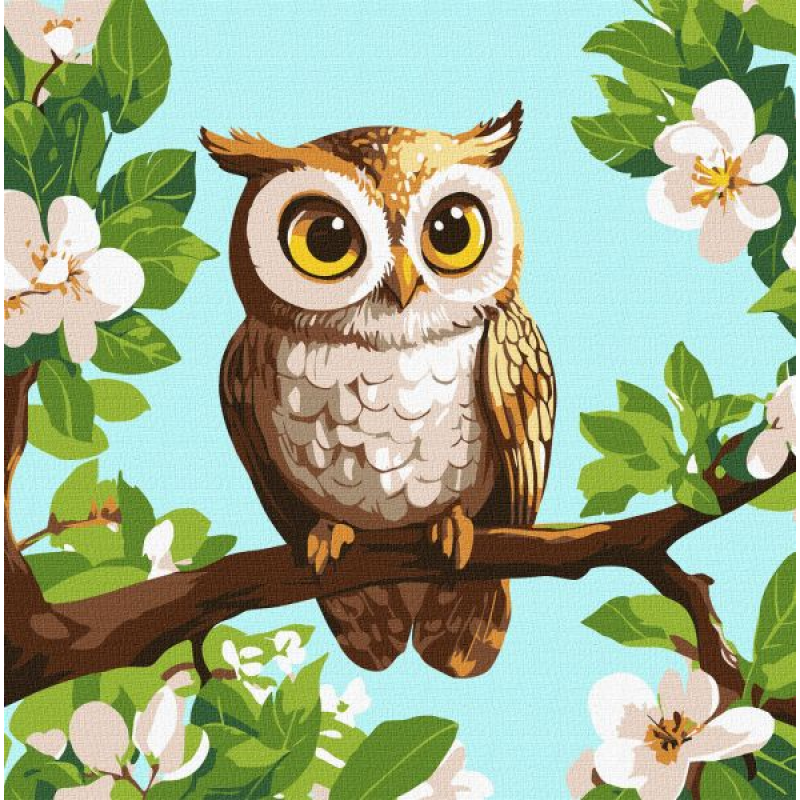 Картина за номерами - Лісова варта ©art_selena_ua