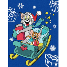 Картина за номерами - Tom and Jerry: на санчатах ©Warner Bros.