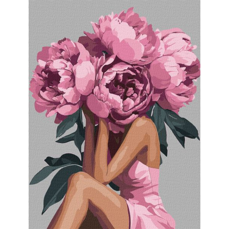 Картина за номерами - Мрійливість з фарбами металік extra ©victoria_art___