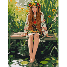 Картина за номерами - Очі, що чекають ©art_selena_ua