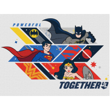 Картина за номерами - Super Friends: Powerful together ©Warner Bros.