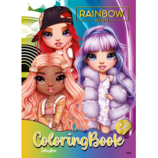 Книжка-розмальовка зі стікерами - The creative Rainbow 2