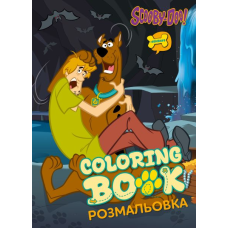 Книжка-розмальовка зі стікерами - Scooby-Doo ©Warner Bros.