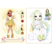Книжка-розмальовка зі стікерами - Rainbow High: Bright Crystals