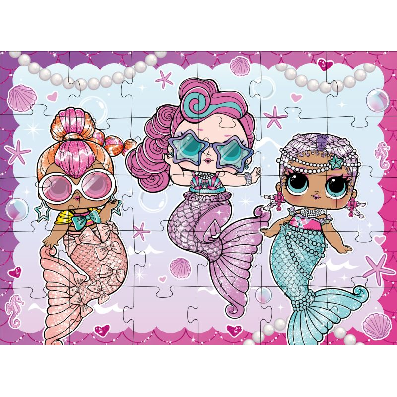Пазли L.O.L Surprise! Mermaid, 30 елементів Пазли L.O.L Surprise! Mermaid, 30 елементів