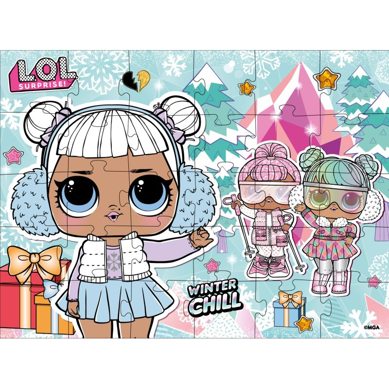 Пазли L.O.L Surprise! Winter Chill, 30 елементів Пазли L.O.L Surprise! Winter Chill, 30 елементів