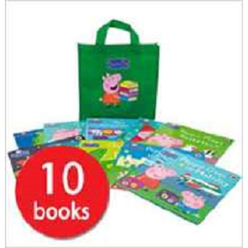Peppa Pig: Storybook Bag X 10 green Peppa Pig: Storybook Bag X 10 green