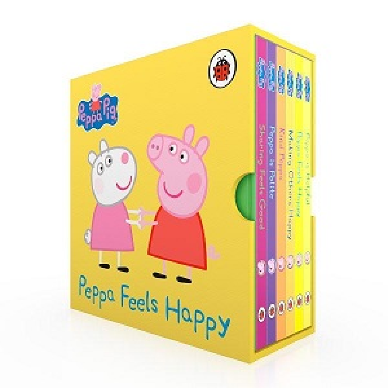 Peppa Pig: Peppa Feels Happy! Slipcase (6 books) Peppa Pig: Peppa Feels Happy! Slipcase (6 books)