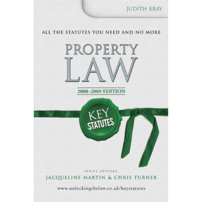 Key Statutes: Property Law Key Statutes: Property Law