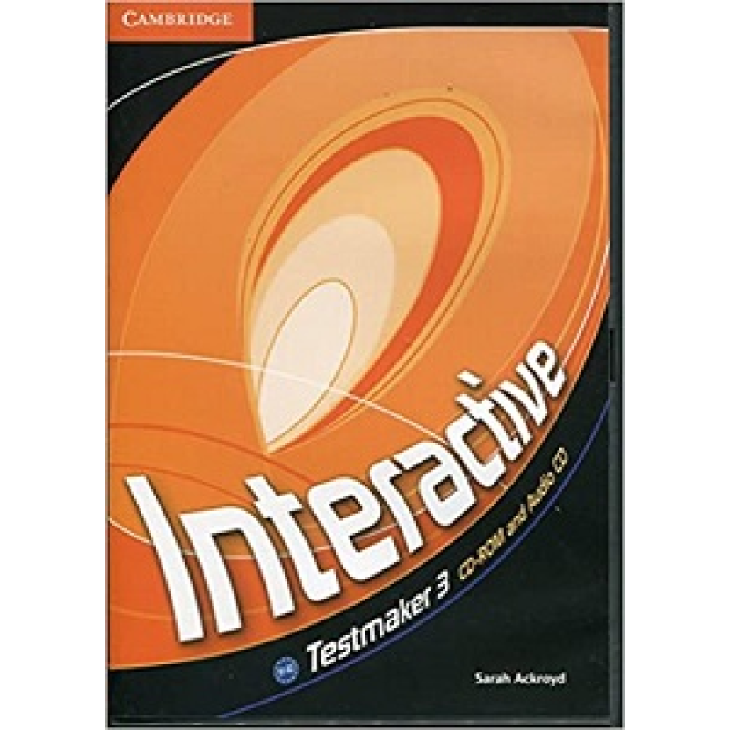 Interactive 3 Testmaker CD-ROM and Audio CD Interactive 3 Testmaker CD-ROM and Audio CD