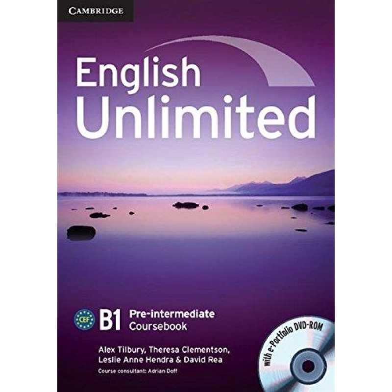 English Unlimited Pre-intermediate Coursebook with e-Portfolio English Unlimited Pre-intermediate Coursebook with e-Portfolio