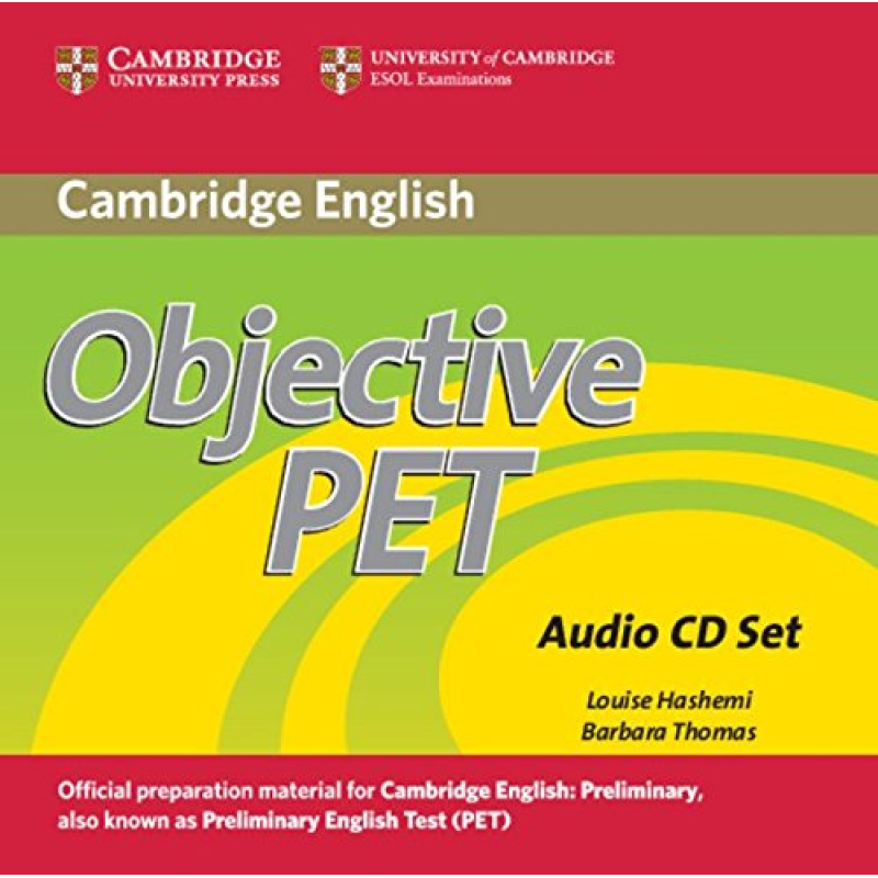 Objective PET 2nd Ed Audio CDs (3) Objective PET 2nd Ed Audio CDs (3)