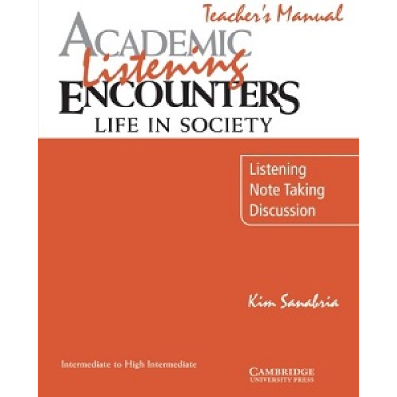 Academic Listening Encounters: Life in Society TB Academic Listening Encounters: Life in Society TB