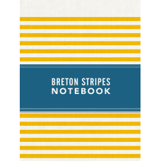Notebook Breton Stripes Sunny Yellow