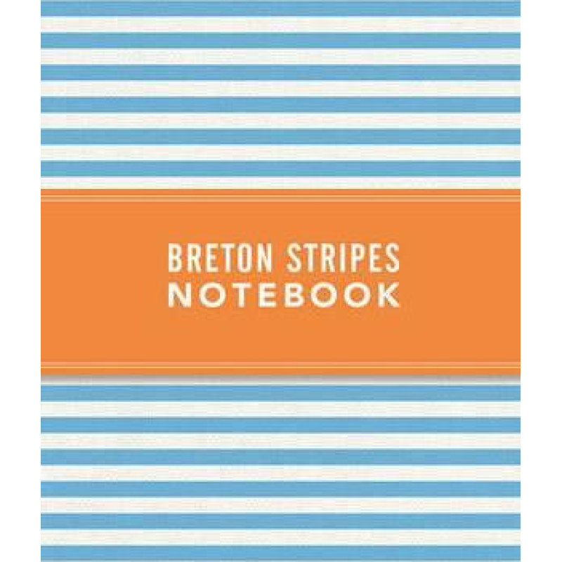 Notebook Breton Stripes Sky Blue Notebook Breton Stripes Sky Blue