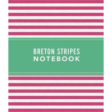 Notebook Breton Stripes Hot Pink