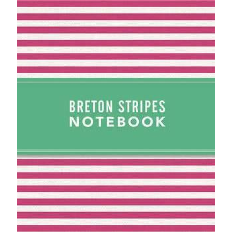 Notebook Breton Stripes Hot Pink Notebook Breton Stripes Hot Pink