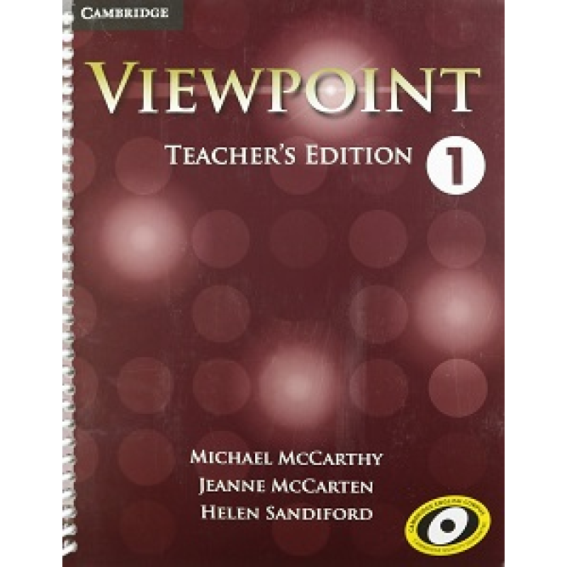 Viewpoint 1 Teacher's Edition with Assessment Audio CD/CD-ROM Viewpoint 1 Teacher's Edition with Assessment Audio CD/CD-ROM