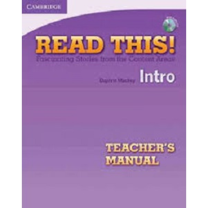 Read This! Intro Teacher's Manual with Audio CD Read This! Intro Teacher's Manual with Audio CD