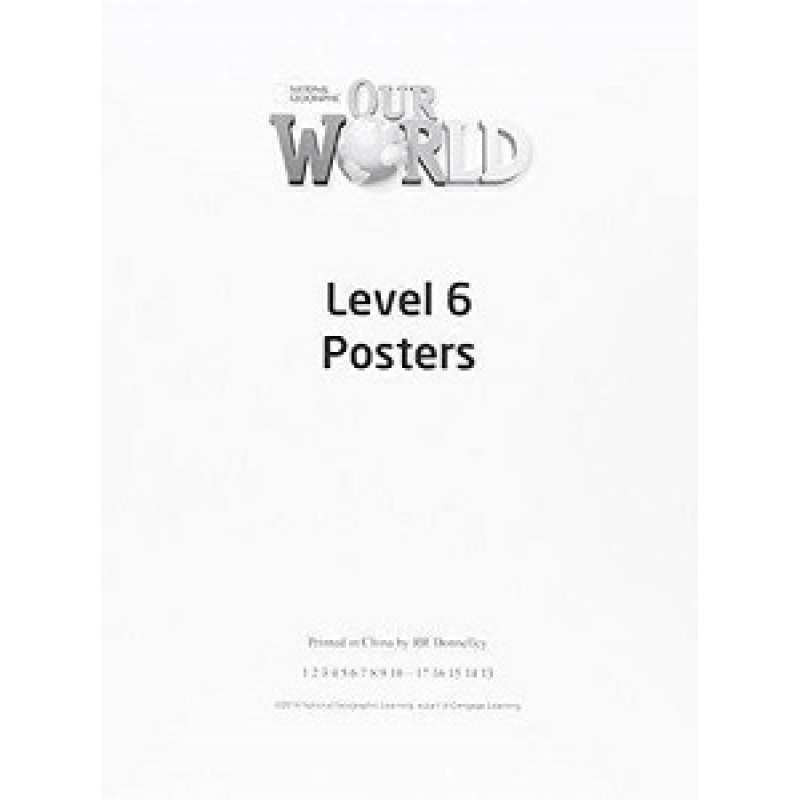 Our World 6 Poster Set Our World 6 Poster Set