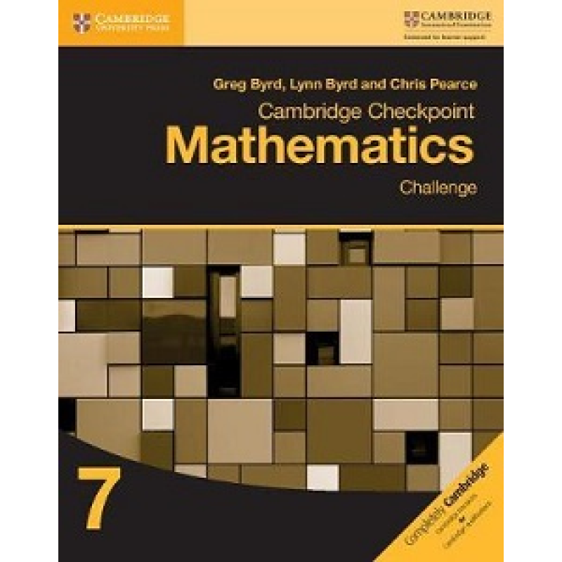 Cambridge Checkpoint Mathematics 7 Challenge Workbook Cambridge Checkpoint Mathematics 7 Challenge Workbook