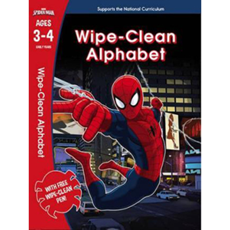 Spider-Man: Wipe-Clean Alphabet Ages 3-4 Spider-Man: Wipe-Clean Alphabet Ages 3-4