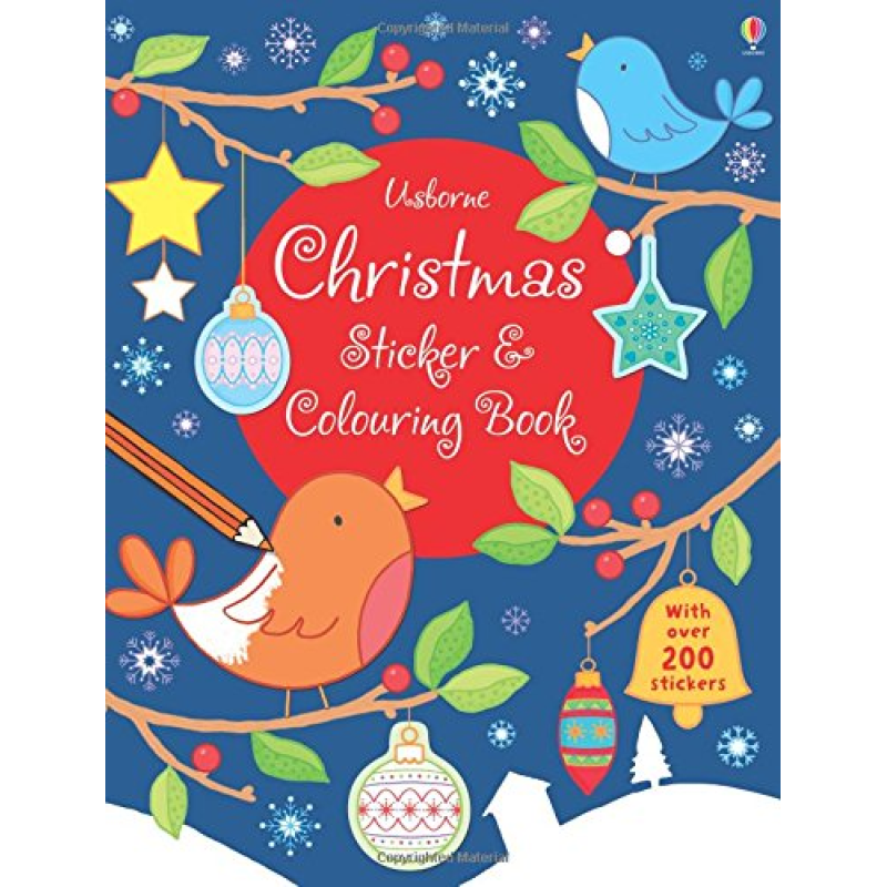 Sticker and Colouring Book: Christmas Sticker and Colouring Book: Christmas
