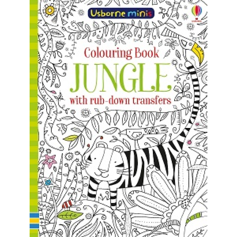 Minis: Colouring Book Jungle with Rub Downs Minis: Colouring Book Jungle with Rub Downs