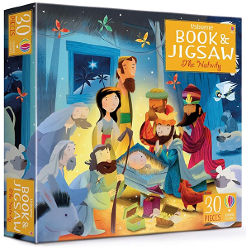 Usborne Book and Jigsaw The Nativity