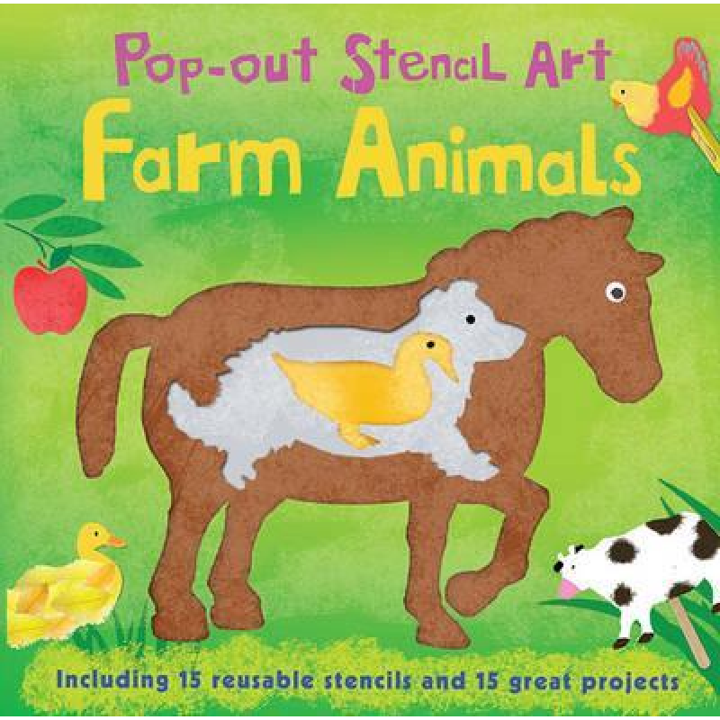 Pop-Out Stencil Art: Farm Animals Pop-Out Stencil Art: Farm Animals