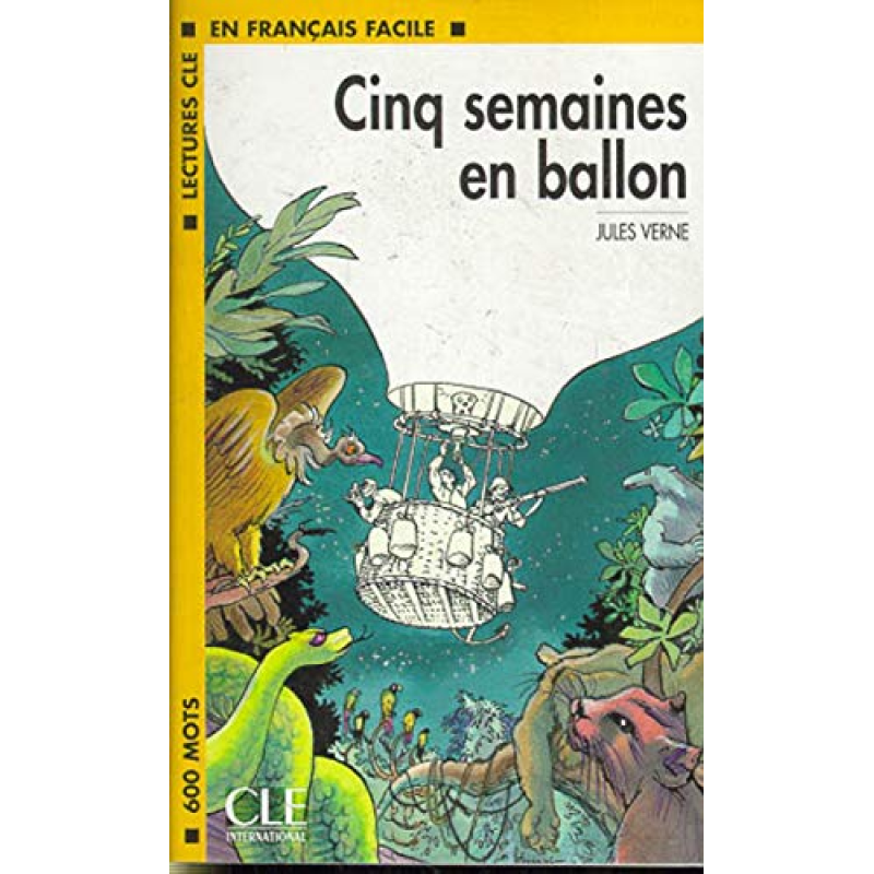 LCF1 Cing Semaines en ballon Livre+CD LCF1 Cing Semaines en ballon Livre+CD