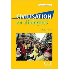 En dialogues Civilisation Debutant Livre + CD