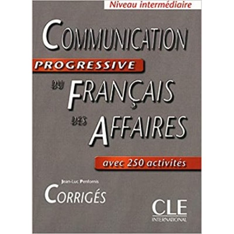 Communication Progr du Franc des Affaires Interm Corriges Communication Progr du Franc des Affaires Interm Corriges