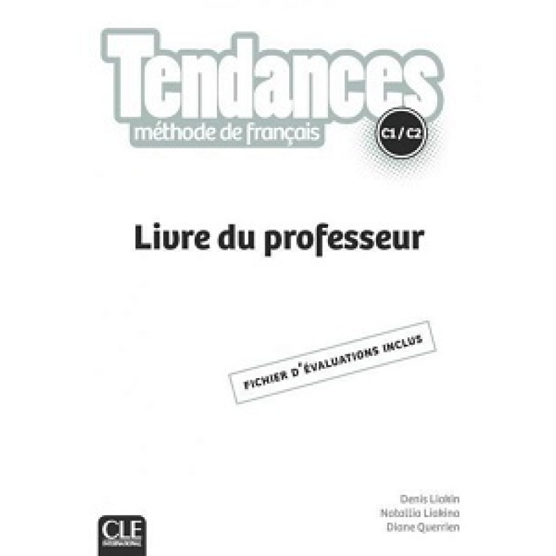 Tendances C1/C2 Livre du Professeur Tendances C1/C2 Livre du Professeur