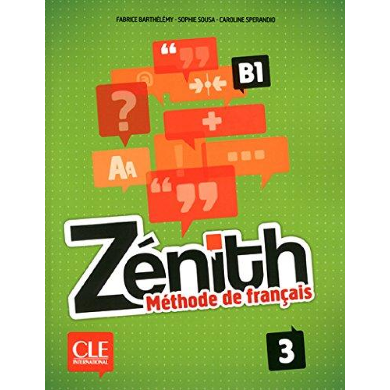 Zenith 3 Livre De L'Eleve & DVD-ROM Zenith 3 Livre De L'Eleve & DVD-ROM