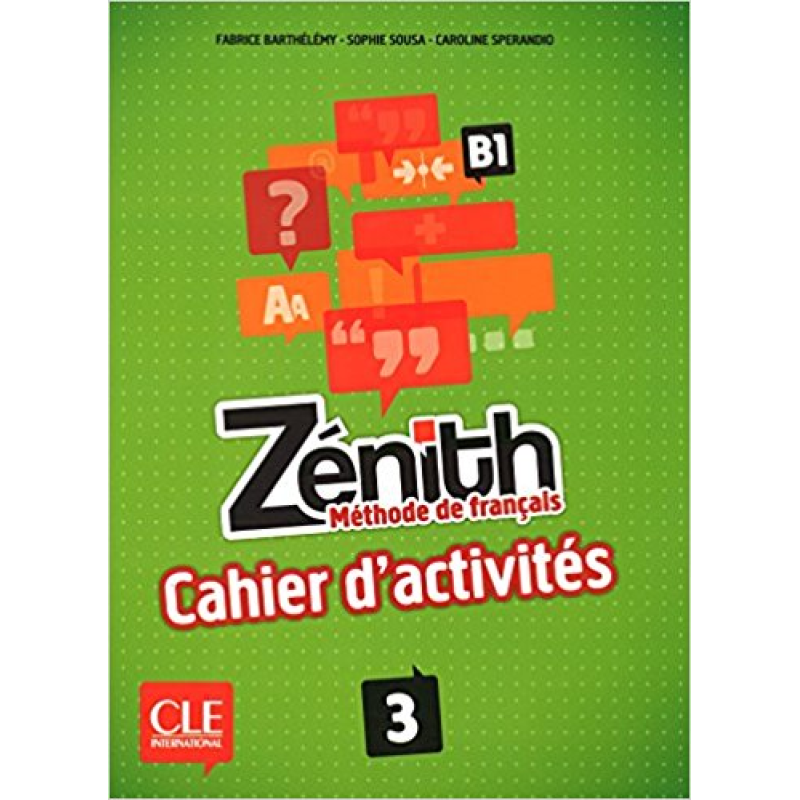 Zenith 3 Cahier D'Activites Zenith 3 Cahier D'Activites