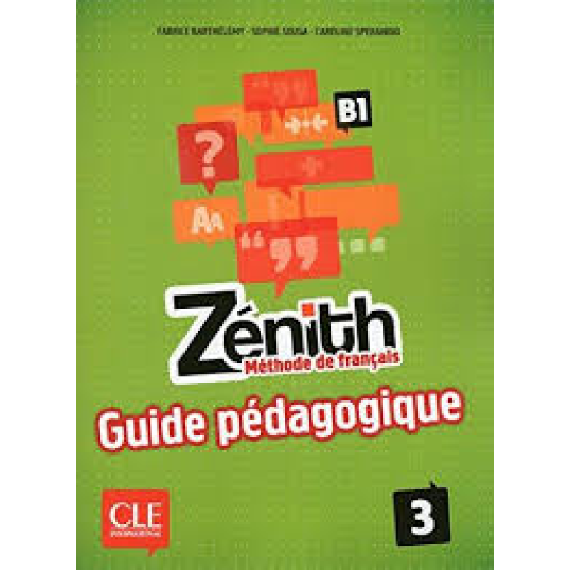 Zenith 3 Guide pédagogique Zenith 3 Guide pédagogique