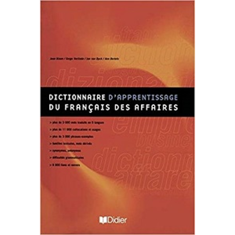 Dictionnaire d'apprentissage du Francais des Affaires - DAFA Dictionnaire d'apprentissage du Francais des Affaires - DAFA